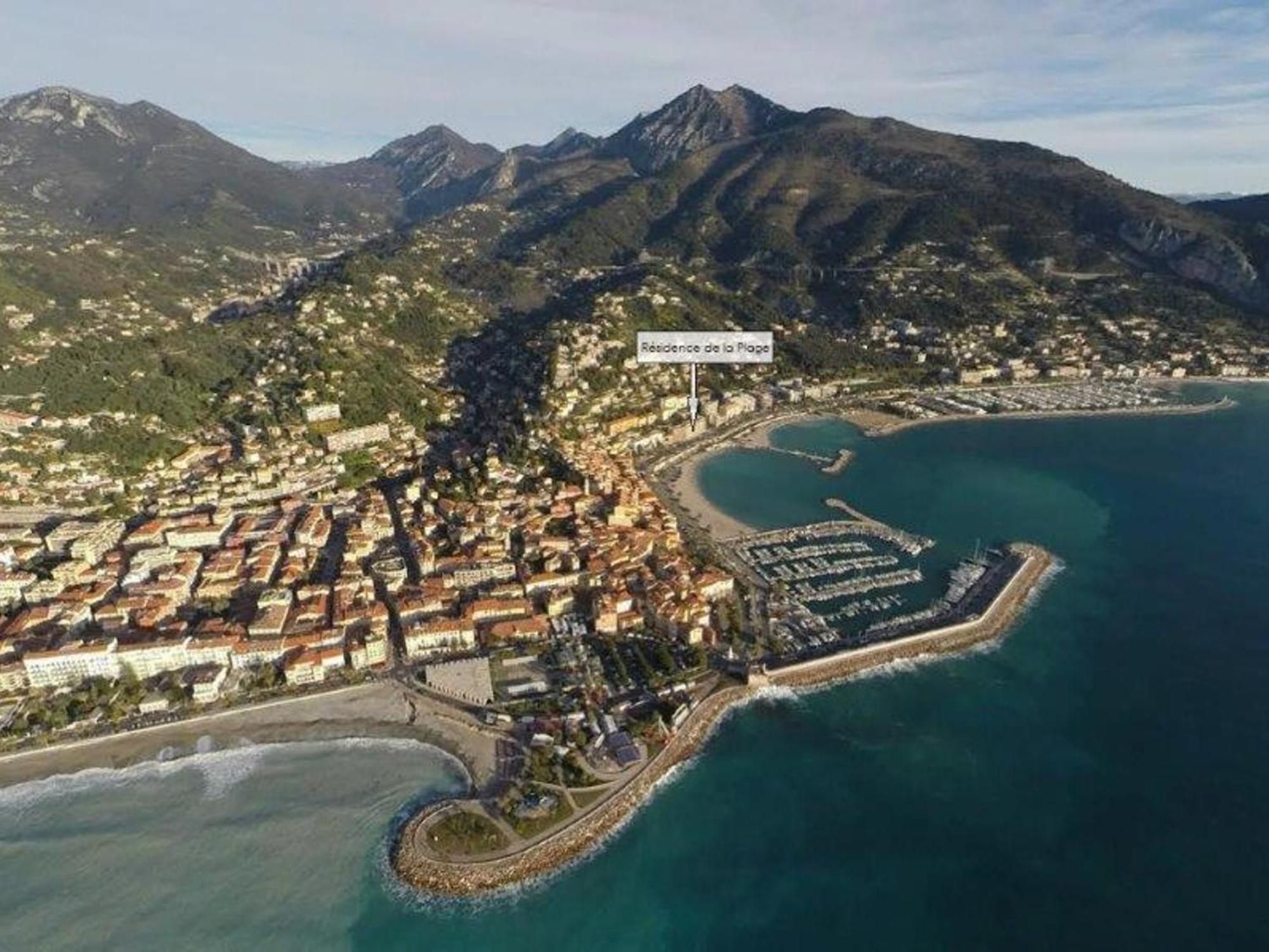 Studio Renove Face Mer Avec Terrasse A Menton, Proche Centre-Ville Et Plages - Fr-1-196-301 מראה חיצוני תמונה